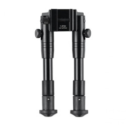 LEAPERS UTG Shooter's SWAT Bipod with Rubber Feet, 6.2" – 6.7", Picatinny (TL-BP28S)