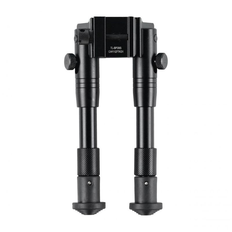 LEAPERS UTG Shooter's SWAT Bipod with Rubber Feet, 6.2" – 6.7", Picatinny (TL-BP28S)