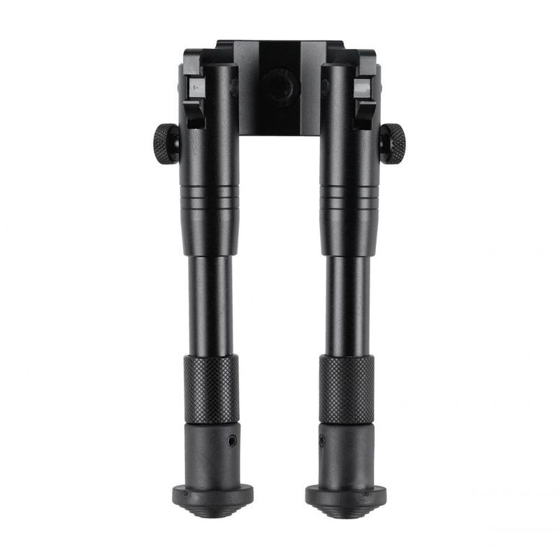 LEAPERS UTG Shooter's SWAT Bipod with Rubber Feet, 6.2" – 6.7", Picatinny (TL-BP28S)