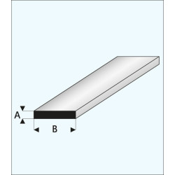 HM PLASTOVÝ PROFIL 0,25 × 1 × 350 mm   (EVG102) – 1 kus