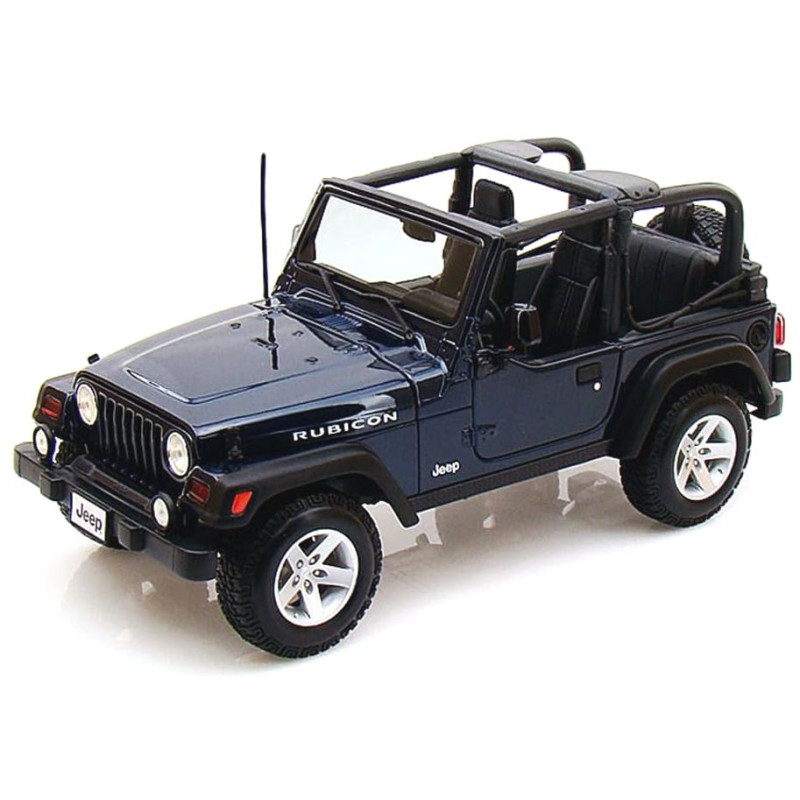 MAISTO 1/18 JEEP WRANGLER RUBICON        granatowy (31663)