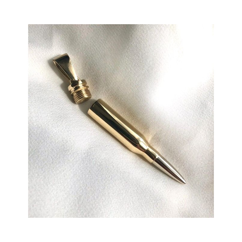 ZŁOTY NABÓJ AK-47 - zawieszka