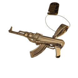 GOLD AK-47 KARBIN - pendant