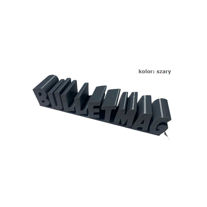 BULLETMAG STICKER BOX 15/16/19 mm / gray + STICKERS white 1000 pieces