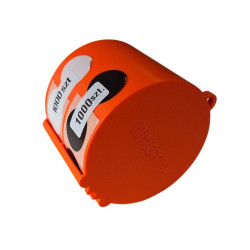 BULLETMAG PUDEŁKO NA ZAKLEJKI PODWÓJNE   20/25 mm / szare + ZAKLEJKI czarne / białe 1000 sztuk