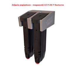 BULLETMAG MAGAZINE HOLDER 9 mm / x2 / silver / for magnet / inserted from front