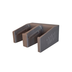 BULLETMAG UCHWYT NA MAGAZYNKI 9 mm / x2  / srebrny / na magnes / wsuwane od przodu