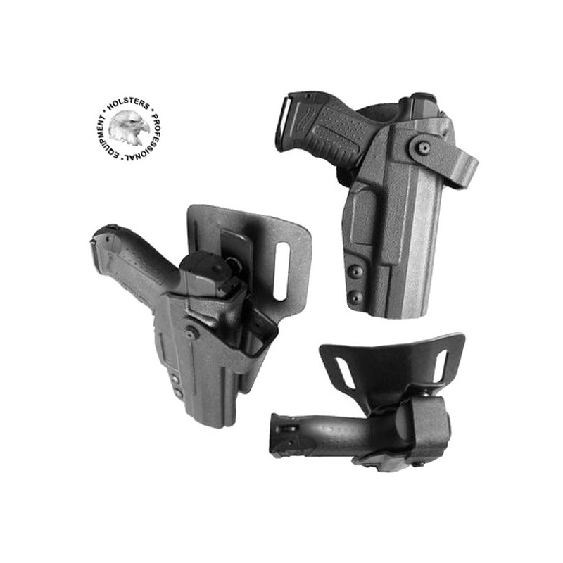 IWO HEST KABURA do Walther P-99          BLACK-HARRIER (SSS2007) prawa / czarna / Kydex