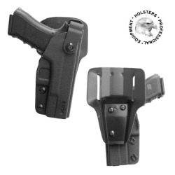 IWO HEST KABURA do Glock 17/19           BLACK-HARRIER (SSS2007) prawa / czarna / Kydex