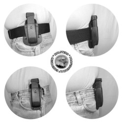 IWO HEST pouzdro na zásobník pro Glock 17/19 SPEED-EAGLE x 1 / černé / Kydex