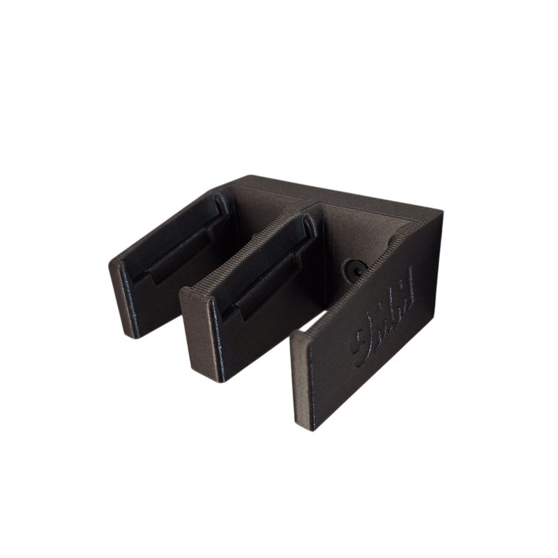 BULLETMAG 9 mm pouzdro na zásobník / x2 / černé / magnet / vkládané zepředu