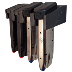 BULLETMAG 9 mm / x4 / černá / magnet / pouzdro na zásobník s předním plněním