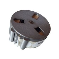 BULLETMAG PUDEŁKO NA ZAKLEJKI 15/16/19   mm / srebrne + ZAKLEJKI białe 1000 sztuk