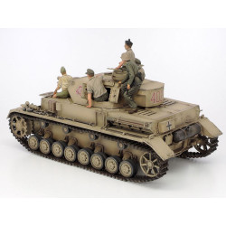TAMIYA 1/35 GERMAN TANK PANZERKAMFWAGEN  IV Ausf.F & Motorcycle Set (25208)