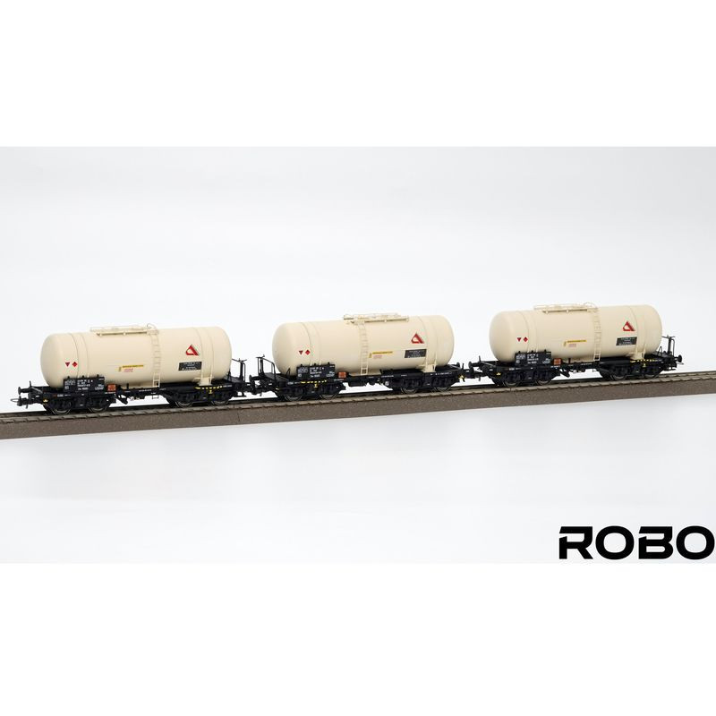 ROBO 107510 WAGON CYSTERNA 406Rb PKP "ALCOPERGO" ep.Va / set of 3 pieces