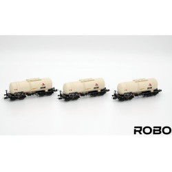 ROBO 107510 WAGON CYSTERNA 406Rb PKP     "ALCOPERGO" ep.Va / zestaw 3 sztuki