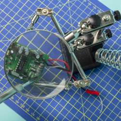 MODELCRAFT PCL2300 zestaw 3-cia ręka +   szkło powiekszające