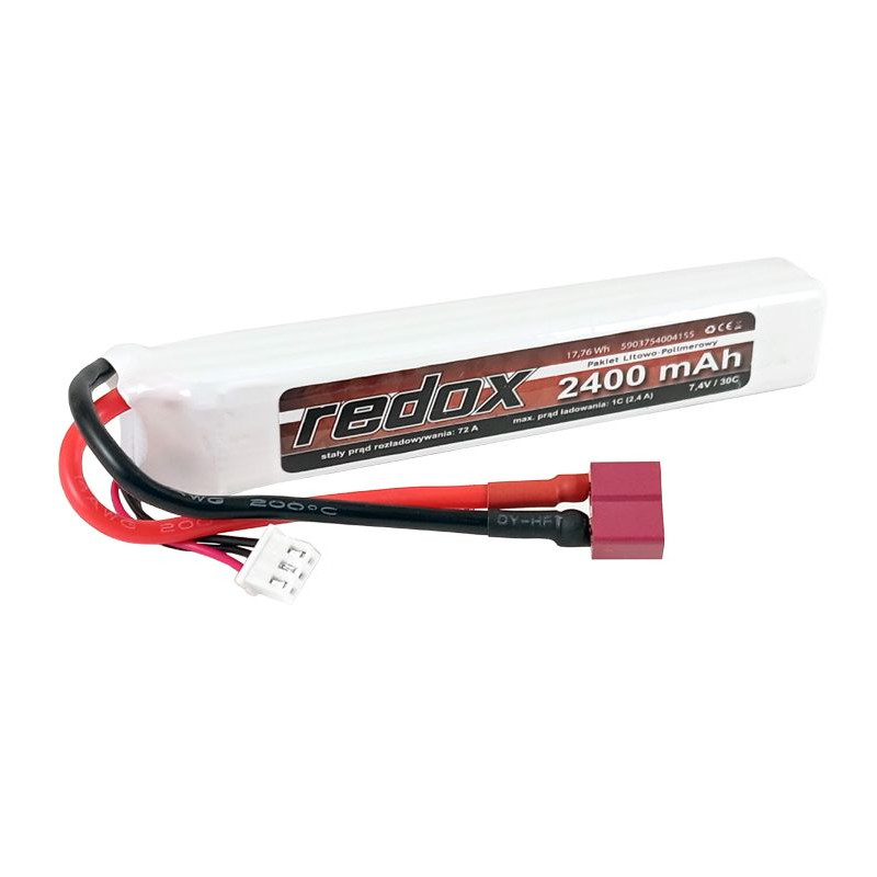 ASG LiPo  7,4V/2400 mAh 30C DEAN-T /     REDOX