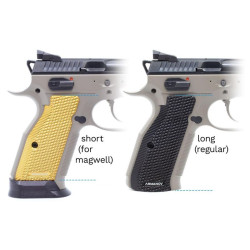 ARMANOV SpidErgo Gen2 for CZ Shadow 2 / SP01 / TS and 75 series - Short / Large / Black (PGCZG2SL-BL)