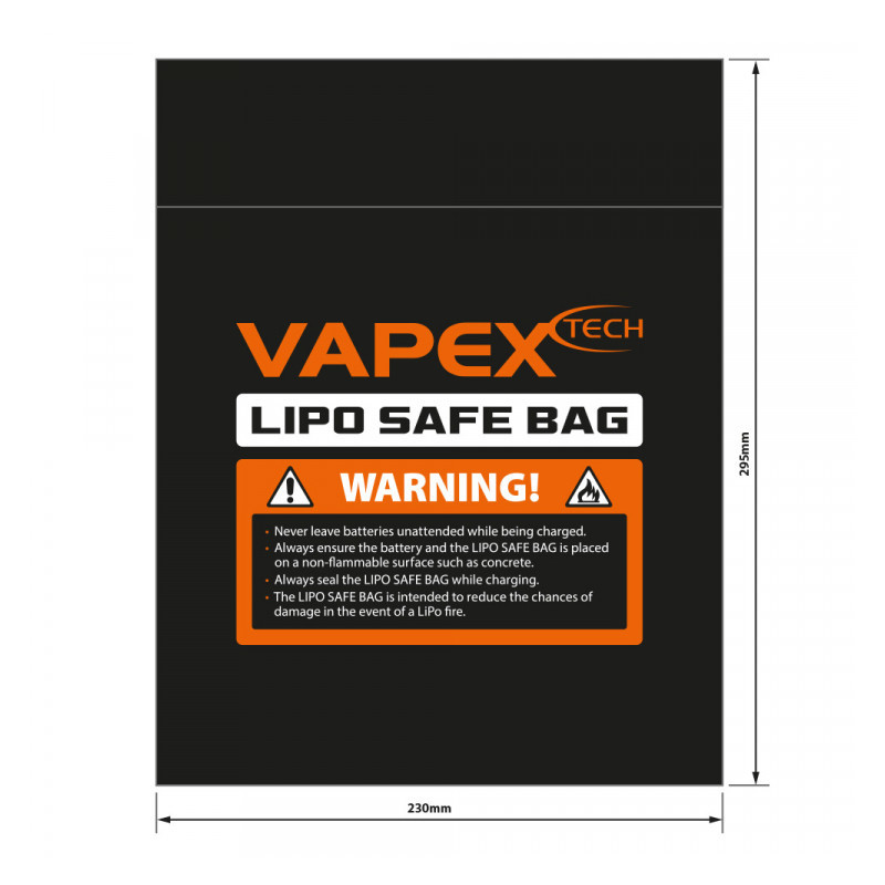TAŠKA NA NABÍJENÍ LI-PO – B 230 × 295 mm  VAPEX (BAG-B)