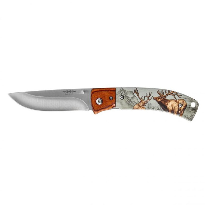 JOKER folding hunting knife (JKR654) deer motif