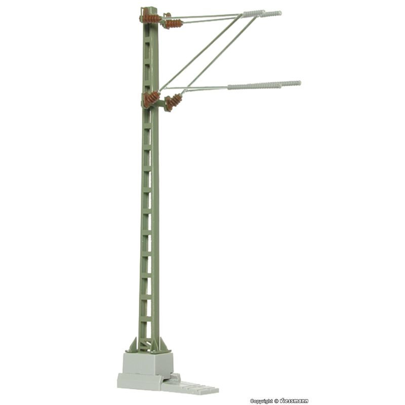 VIESSMANN 4113 H0 Traction pole with double boom 99 mm