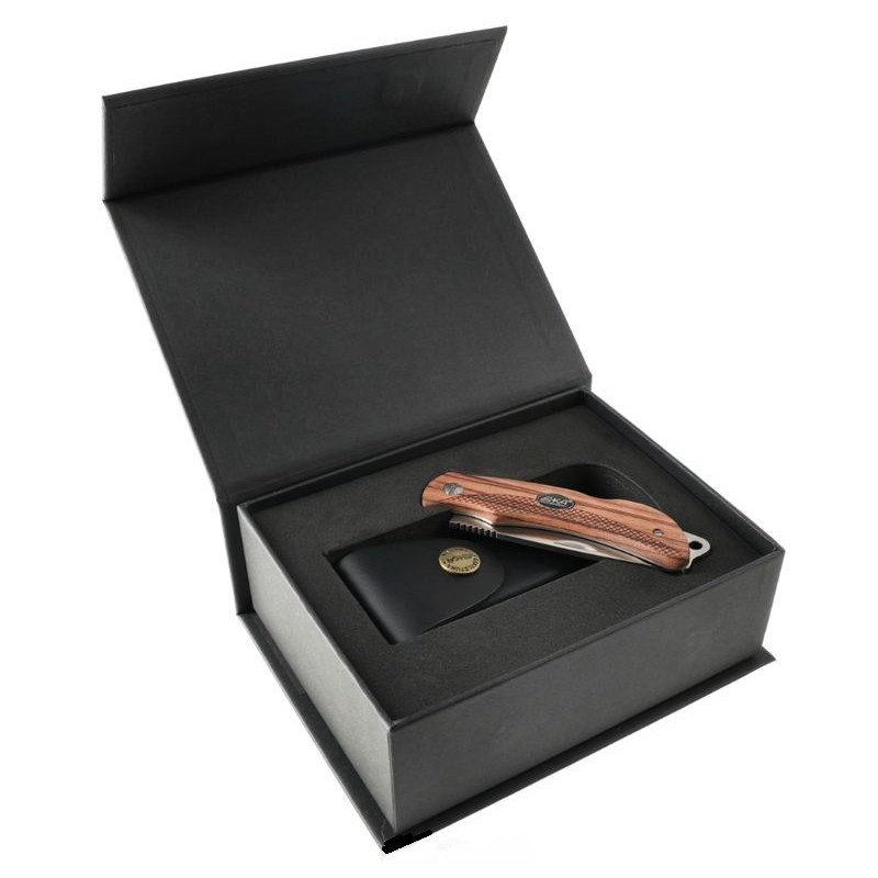 EKA nóż składany myśliwski SWEDE 8 wood  SWEDEN