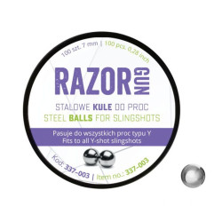 RAZORGUN Kulki do procy  7 mm / 100      sztuk (337-003)