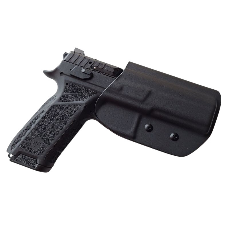 RH HOLSTERS Kabura OWB Sport CZ P-09 F   NOCTURNE / right - Tek-lok / 2 mm / black KYDEX