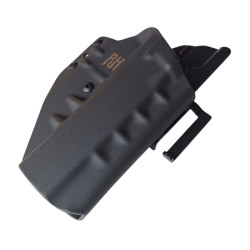RH HOLSTERS Kabura OWB Frogy CZ Shadow   2 / right - 1/2 sweatguard / speedloops 40 mm / black KYDEX
