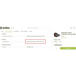 VORTEX Kolimator DEFENDER-CCW / 6 MOA    (DFCCW-MRD6)