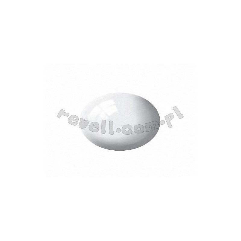 REVELL FARBA WODNA 36104 AQUA WHITE      GLOSS RAL 9010 -  18 ml