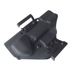 RH HOLSTERS Kabura OWB Frogy CZ P-10 F   / right - 1/2 sweatguard / speedloops 40 mm / black KYDEX