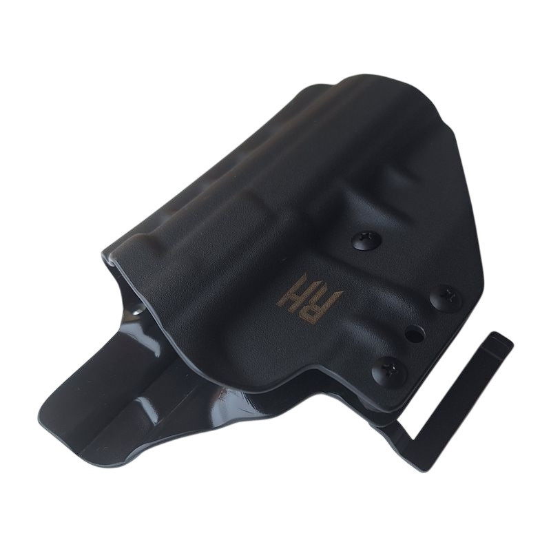 RH HOLSTERS Kabura OWB Frogy CZ P-09 /   right - 1/2 sweatguard / speedloops 40 mm / black KYDEX