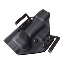 RH HOLSTERS Kabura OWB Frogy GLOCK       G17/22/31 / right - 1/2 sweatguard / speedloops 40 mm / black KYDEX