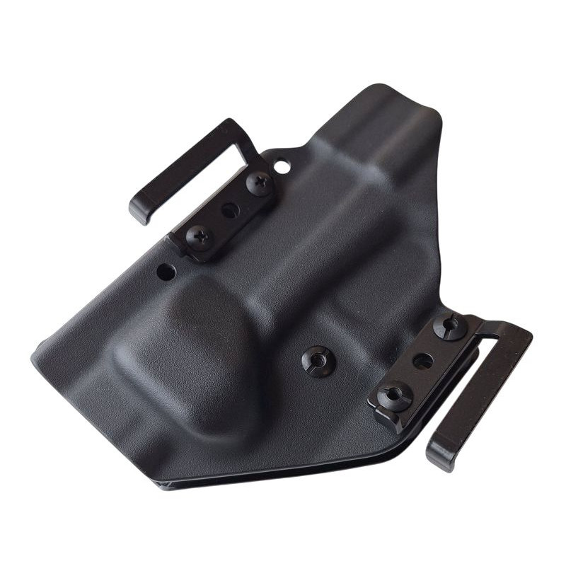 RH HOLSTERS Kabura OWB Frogy GLOCK       G17/22/31 / right - 1/2 sweatguard / speedloops 40 mm / black KYDEX