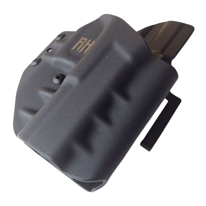 RH HOLSTERS Kabura OWB Frogy GLOCK       G19/23/32 / right - 1/2 sweatguard / speedloops 40 mm / black KYDEX