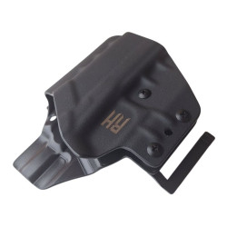 RH HOLSTERS Kabura OWB Frogy GLOCK       G43/X/rail also for 48 / right - 1/2 sweatguard / speedloops 40 mm / black KYDEX