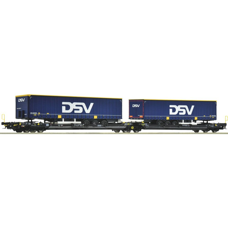 ROCO 6600034 DSV ep.VI CONTAINER WAGON ( 2 wagons )