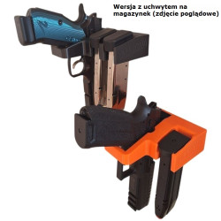 BULLETMAG SHORT-GUN HOLDER (with flashlight and collimator) x1 - orange / for magnets