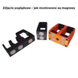 BULLETMAG SHORT RIFLE HOLDER (s baterkou a kolimátorem) x1 + 2 x 9 mm zásobník / černý / s magnetem