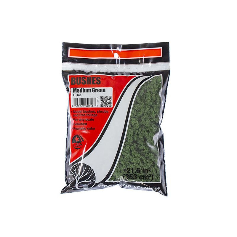 WOODLAND FC146 KRZEWY - medium green     (BAG 412 cm3)