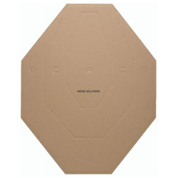 RS IPSC CARDBOARD SHIELD brown ( 10 pieces )