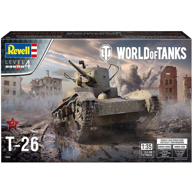 REVELL 1/35 T-26 World of Tanks (03505)