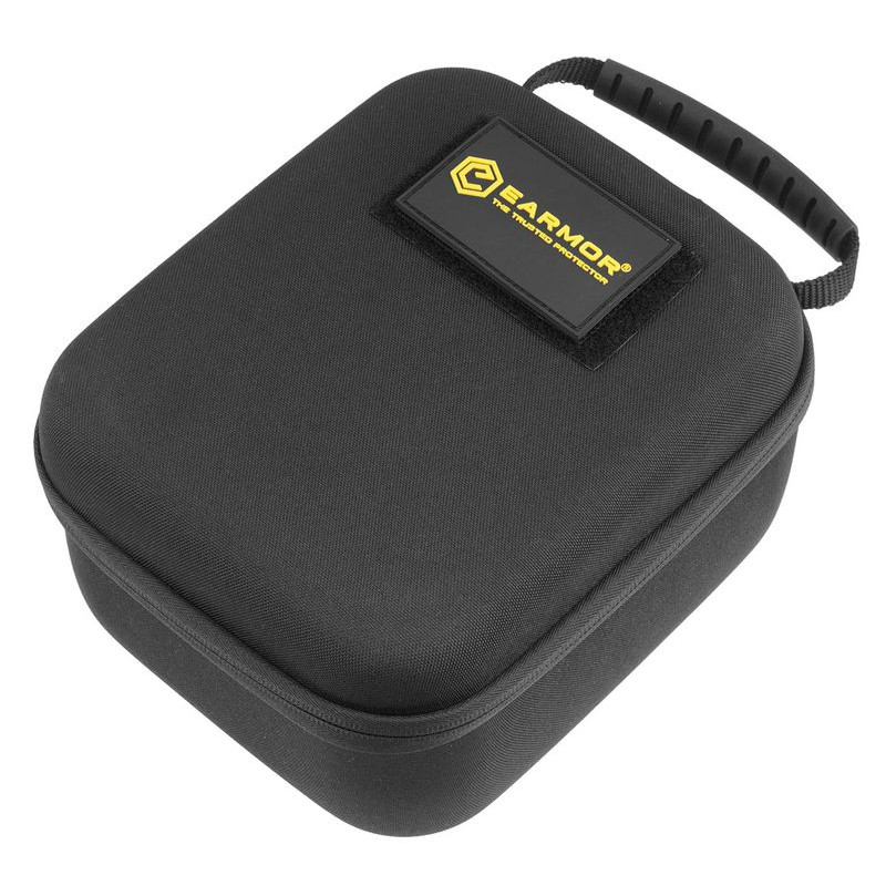EARMOR Rigid case for hearing protectors - Black (S16A-BK)