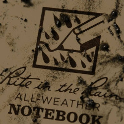 RITE in the RAIN Waterproof Notebook - 4 x 6" (946T - Tan)
