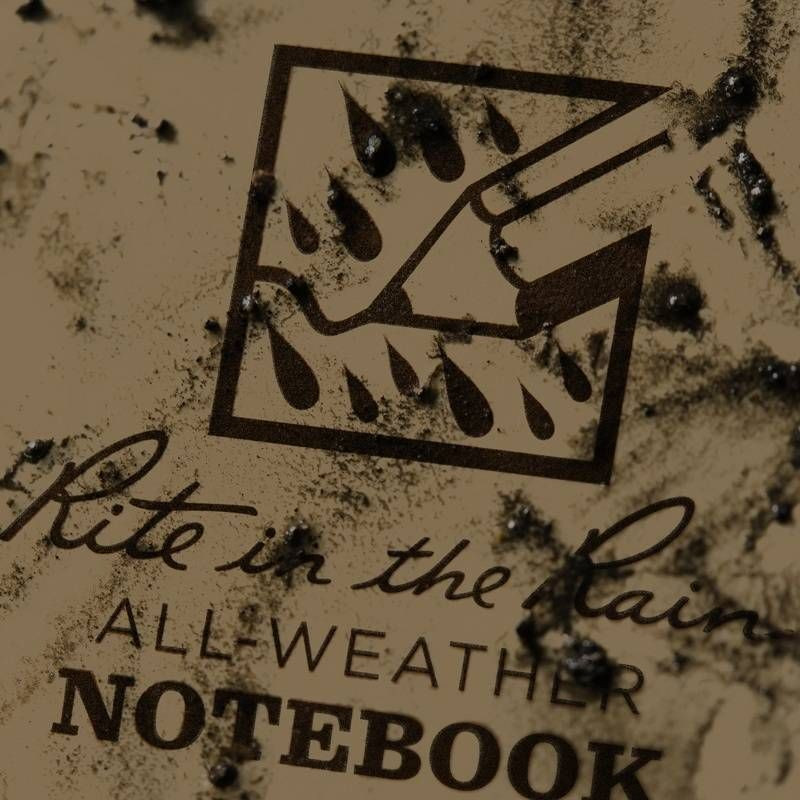 RITE in the RAIN Waterproof Notebook - 4 x 6" (946T - Tan)