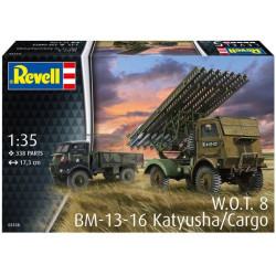 REVELL 1/35 W.O.T. 8 BM-13-16            Katyusha/Cargo (63338) SET - z farbkami