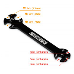 MD FLAT KEYS 3 / 4 / 5 / 5,5 / 7 / 8 mm (50300)