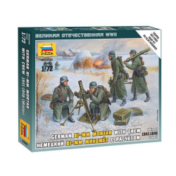 ZVEZDA 1/72 NĚMECKÝ MINOMET...